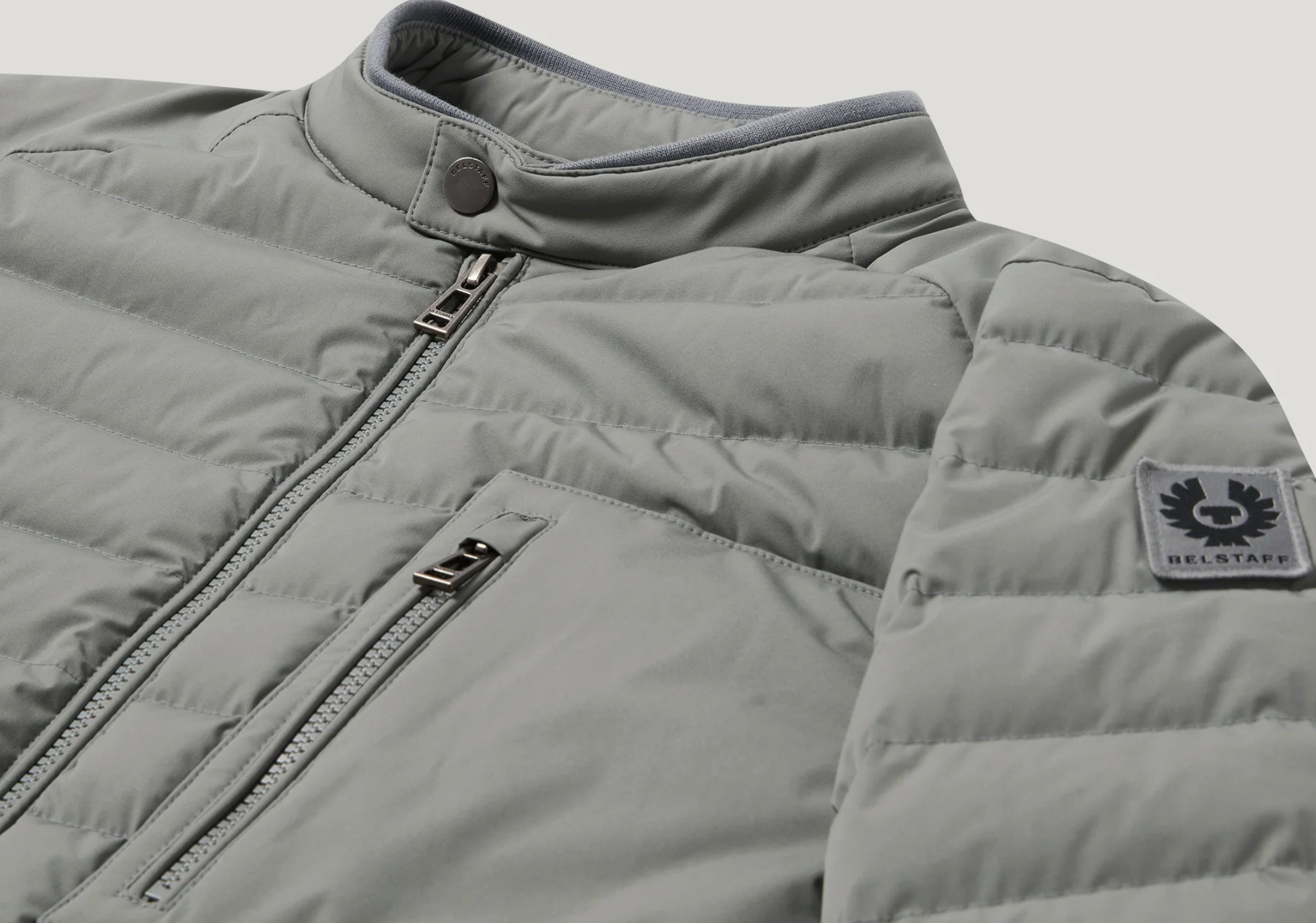 Atlantic Grey Belstaff "Chassis" Jacket