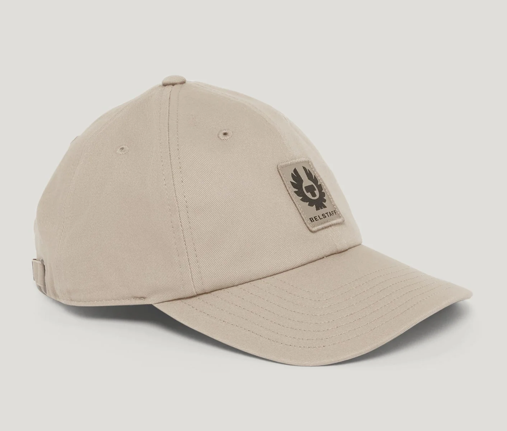 Dark Sand Belstaff Phoenix Logo Cotton Cap