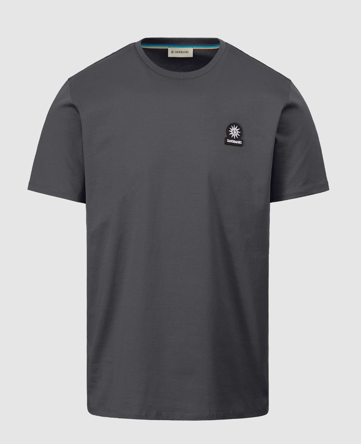Anthracite Sandbanks Mercerised T-Shirt