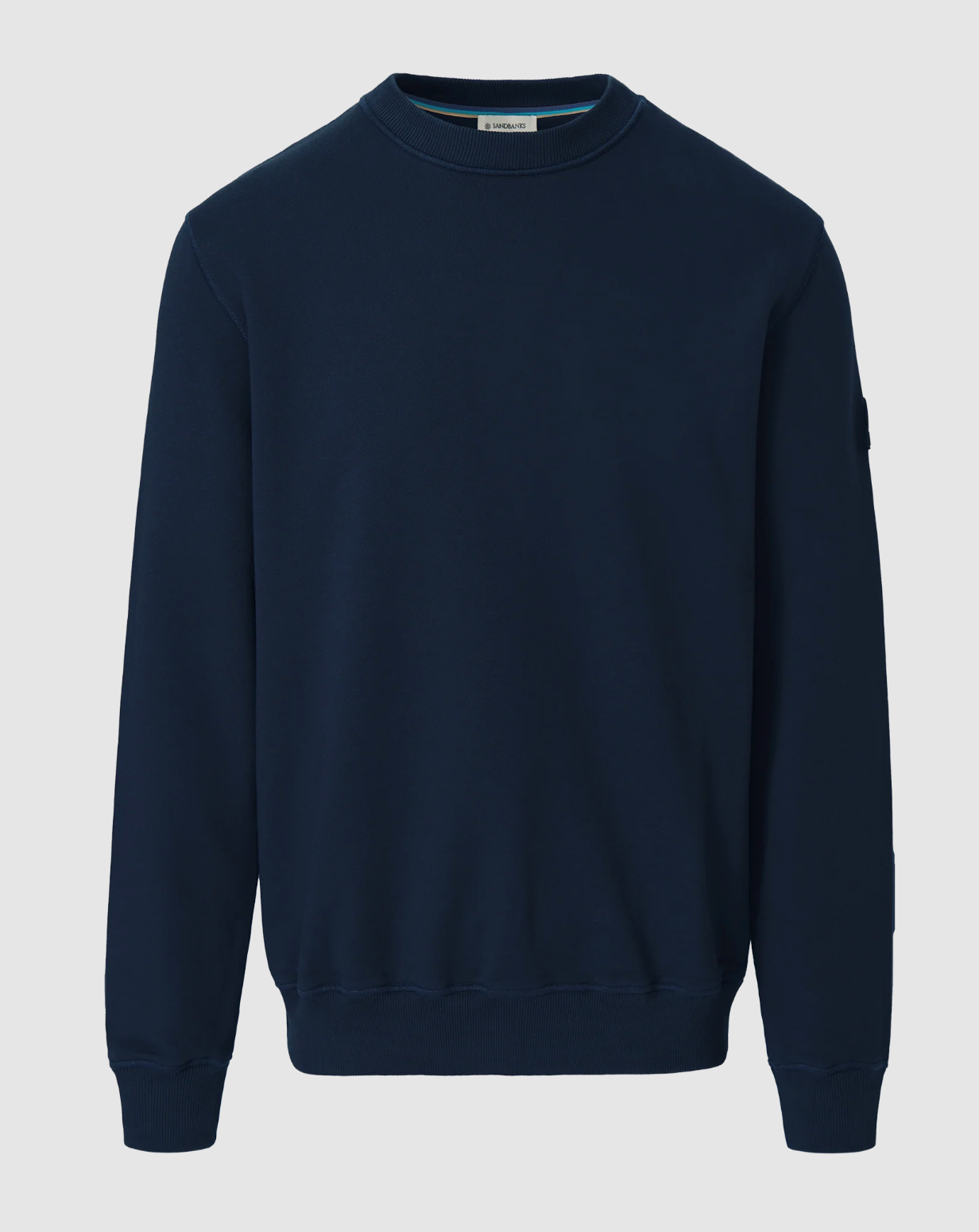 Navy Sandbanks Logo Sweatshirt