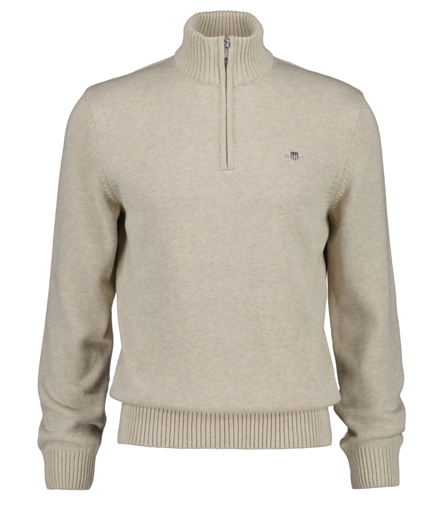 Seed Melange Gant  Casual Half Zip Knit