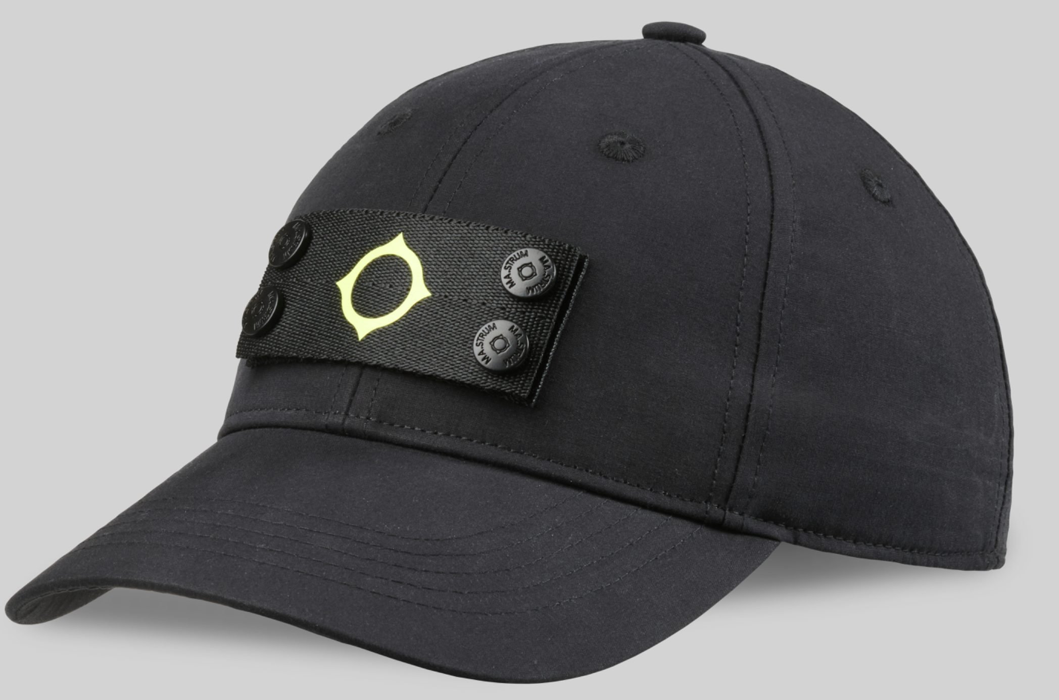 Black MA.Strum Badge Baseball Cap
