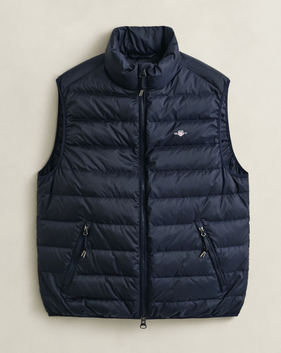 Navy Gant Light Down Gilet