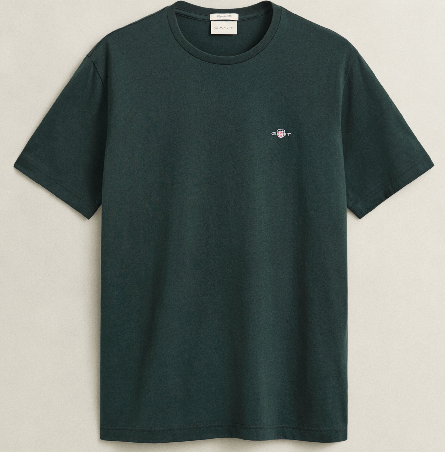 Tartan Green Gant Basic T-Shirt