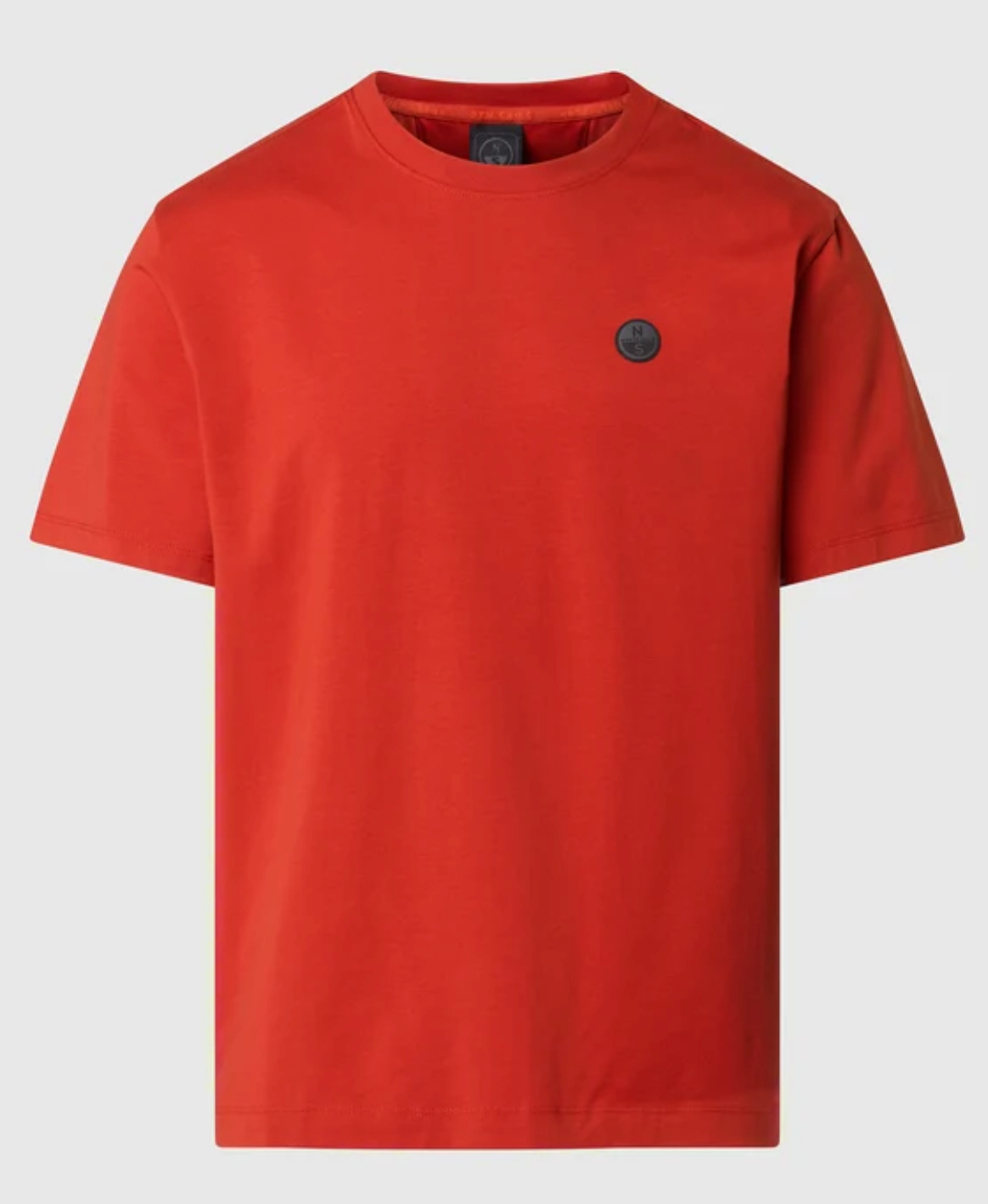 Rust North Sails "North Tech" Logo T-Shirt