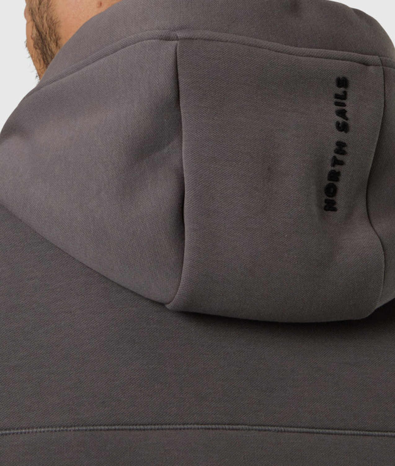 Charcoal North Sails Pique Scuba Hoodie