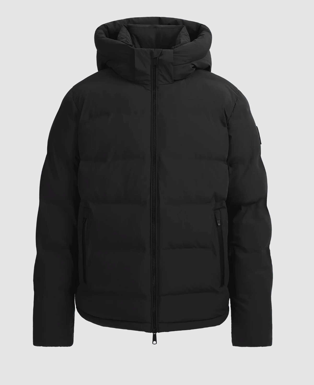 Black Sandbanks Waterproof Puffer Jacket