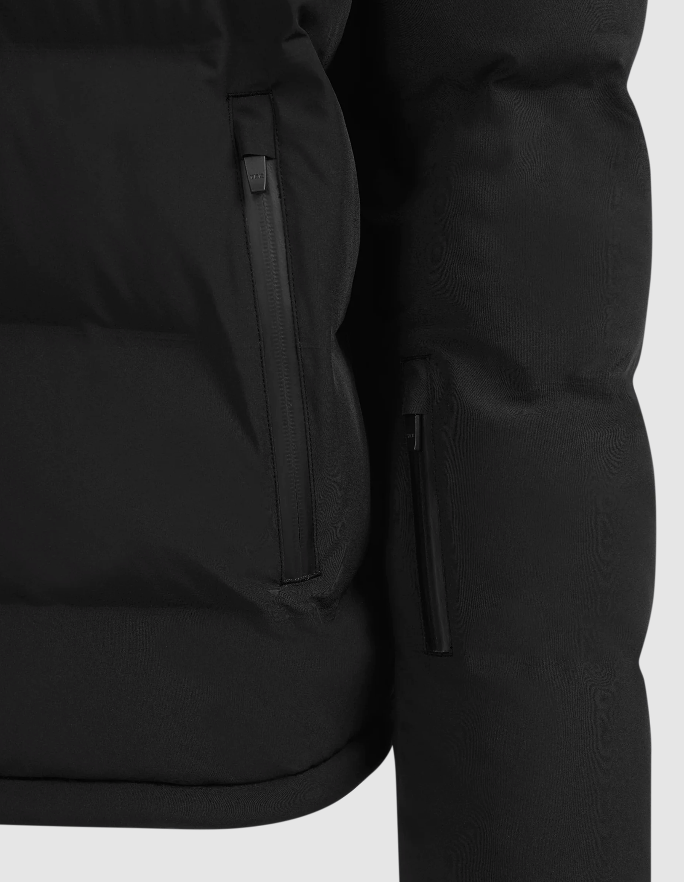 Black Sandbanks Waterproof Puffer Jacket