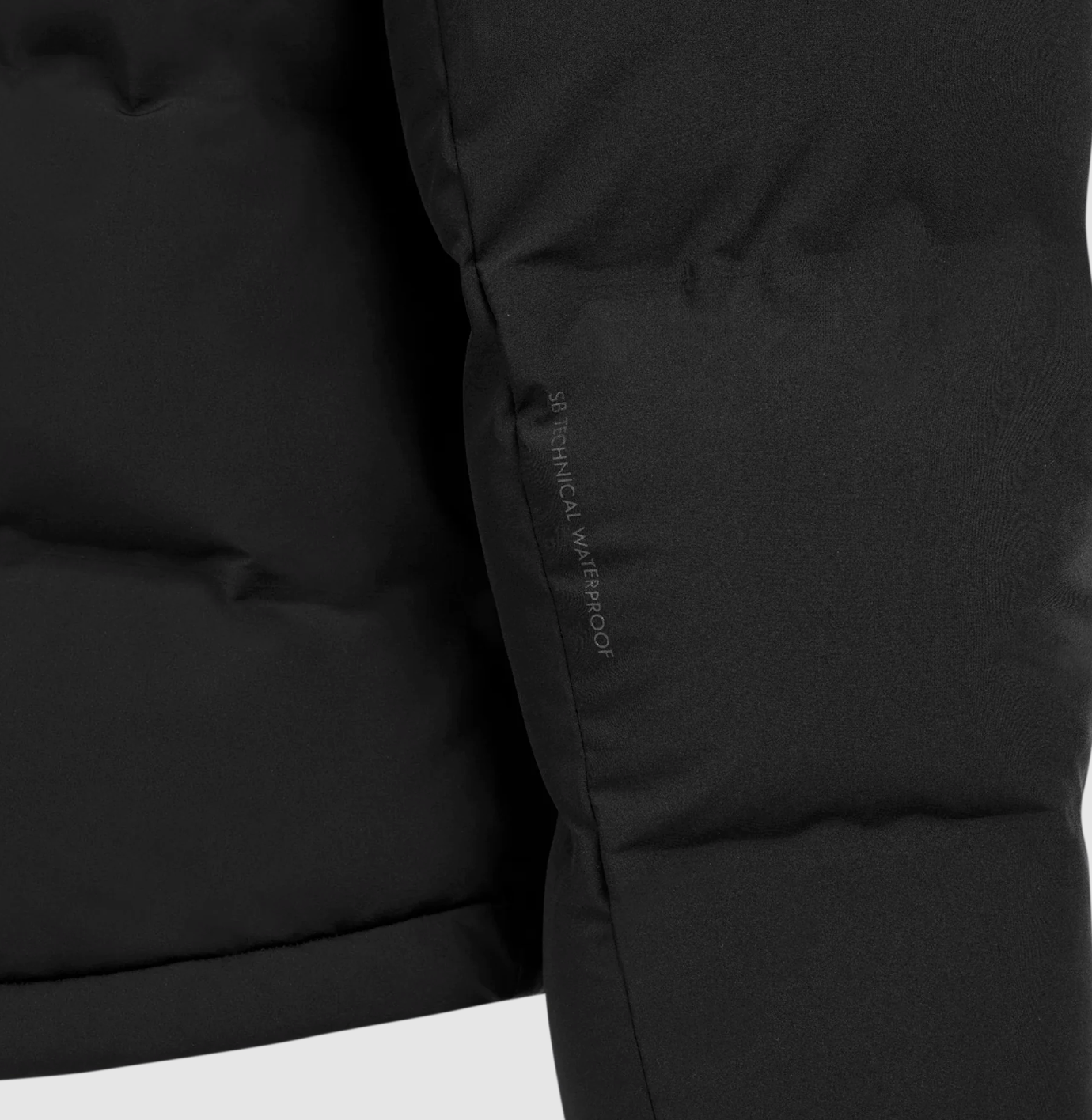 Black Sandbanks Waterproof Puffer Jacket