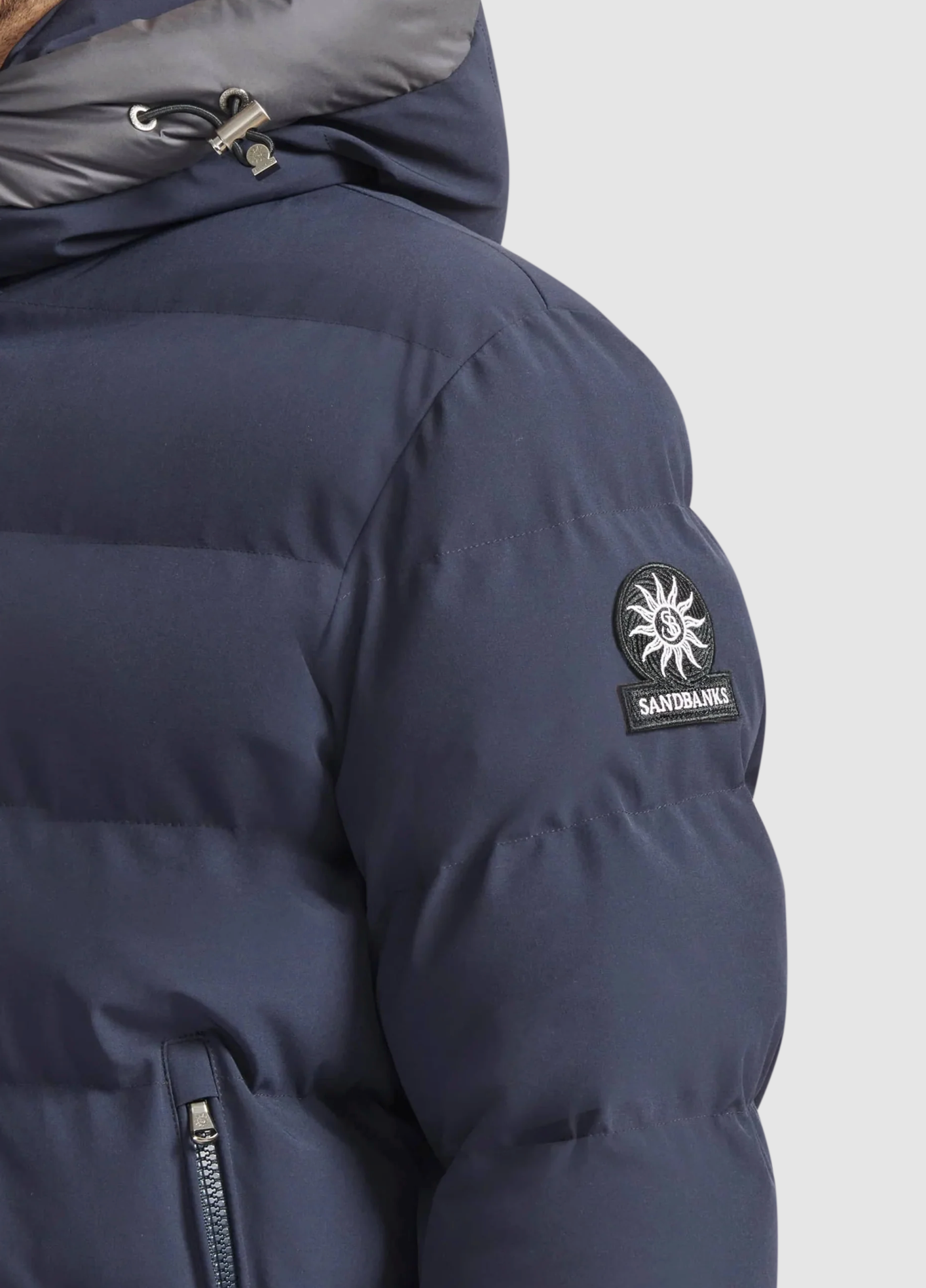 Navy Sandbanks Puffer Jacket