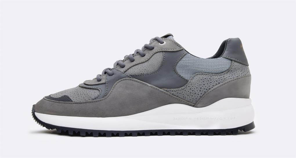 Android Homme 'SANTA MONICA' Luxury Runner Grey/Stingray/Suede