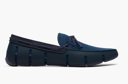 Swims "Braided Laced " Loafer Navy