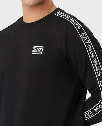 EA7 By Emorio Armani LOGO Series Sweatshirt Black