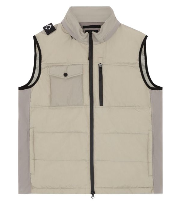 MA.Strum Softshell Down Quilt Gilet Quiksilver