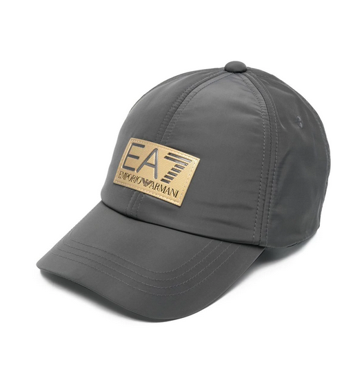 EA7 Gold Label Baseball Cap Iron Gate Grey