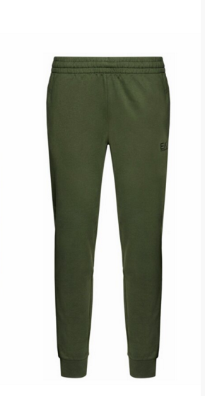 EA7 Zip Through Hooded Tracksuit Climbing Ivy Green