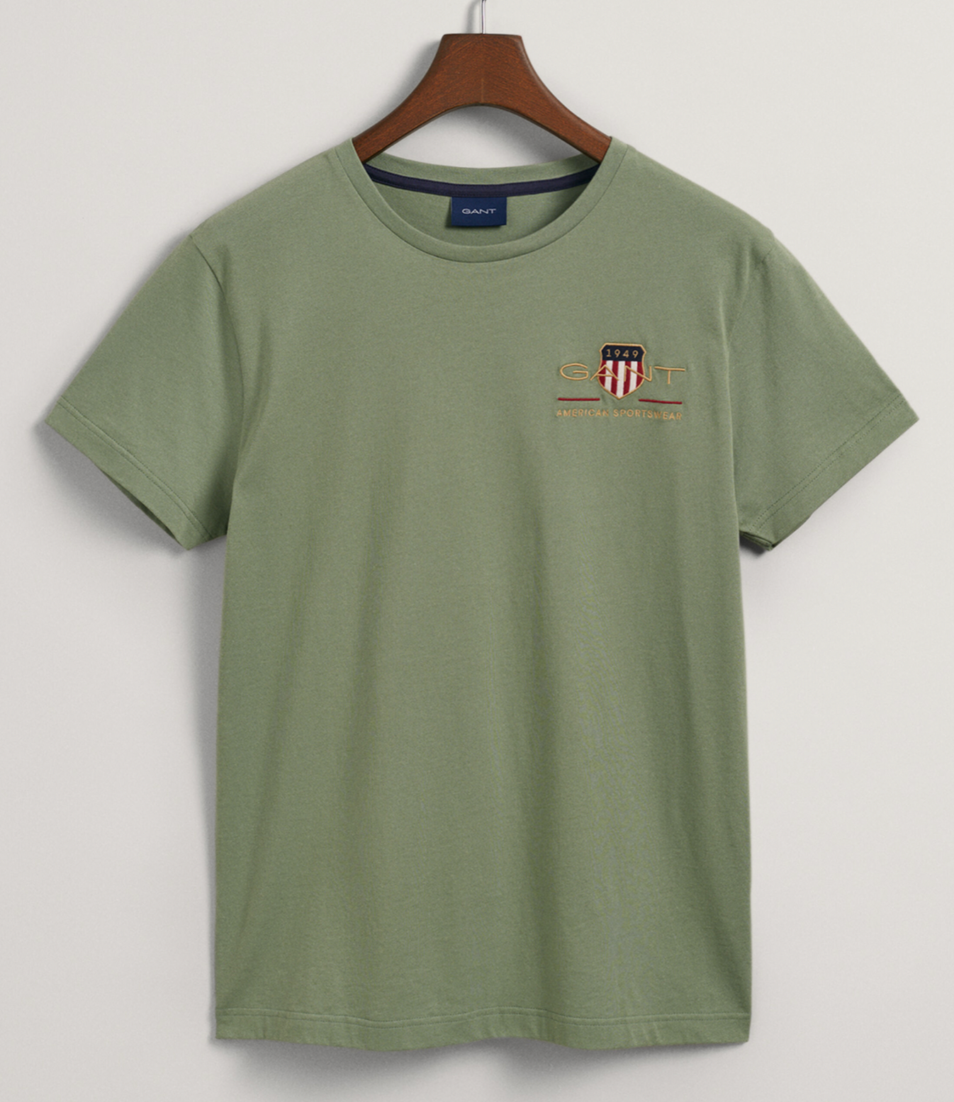 Gant Archive Shield Emblem T-Shirt Kalamata Green
