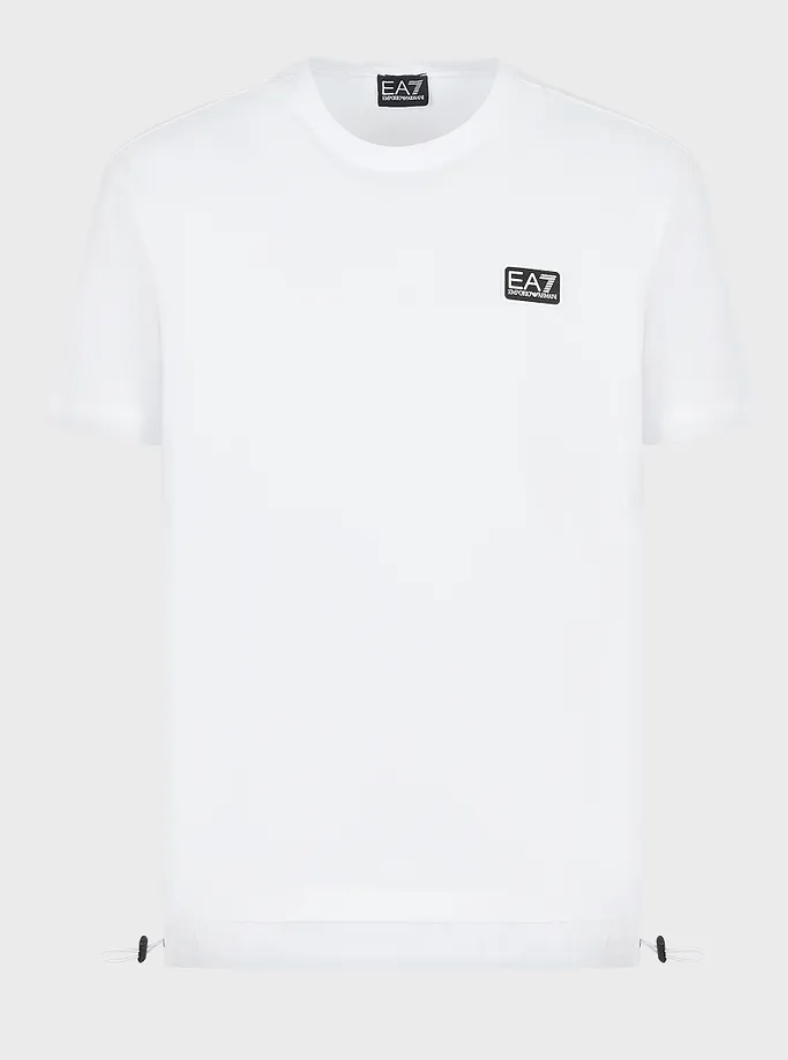EA7 Drawstring T-Shirt White