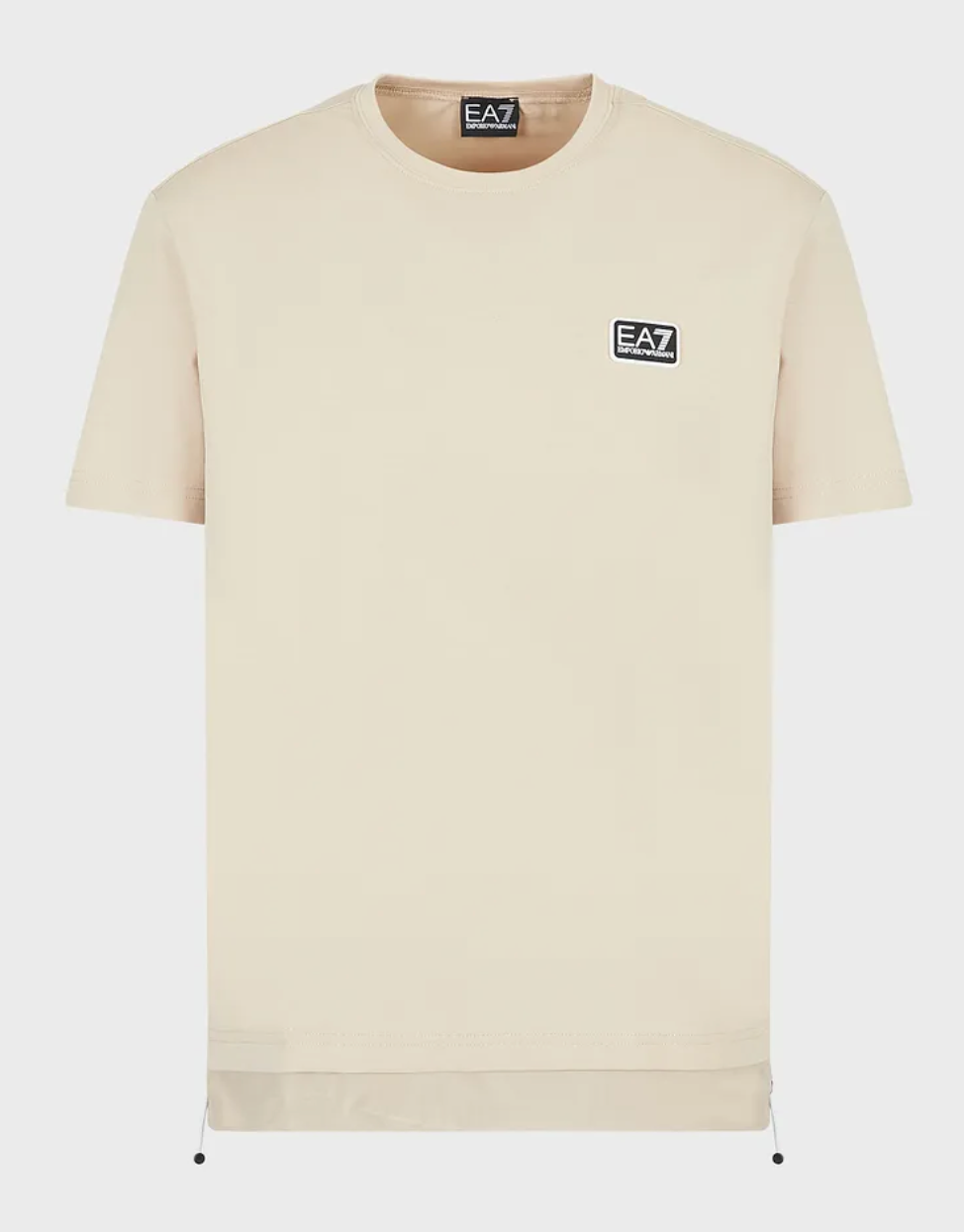 EA7 Drawstring T-Shirt Beige