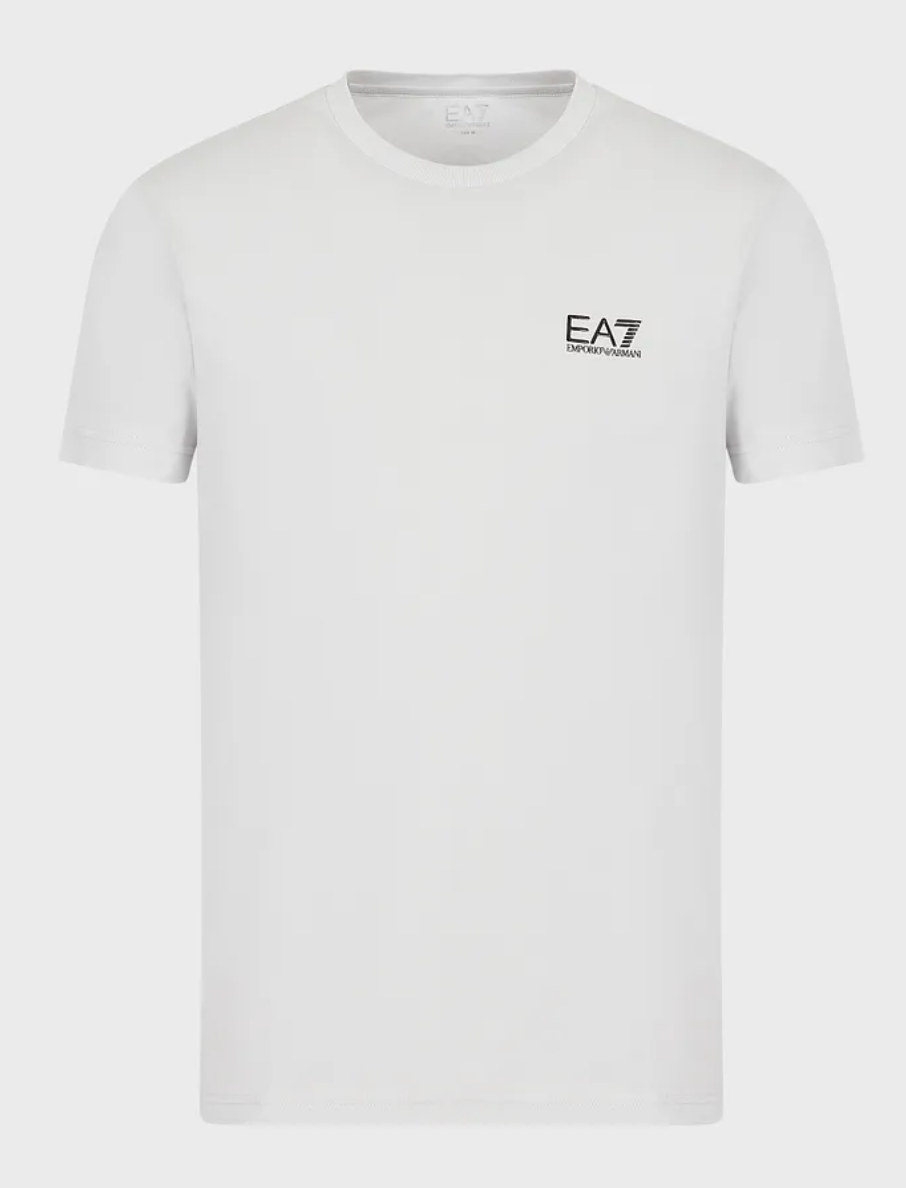 EA7 Classic Logo Logo T-Shirt Silver