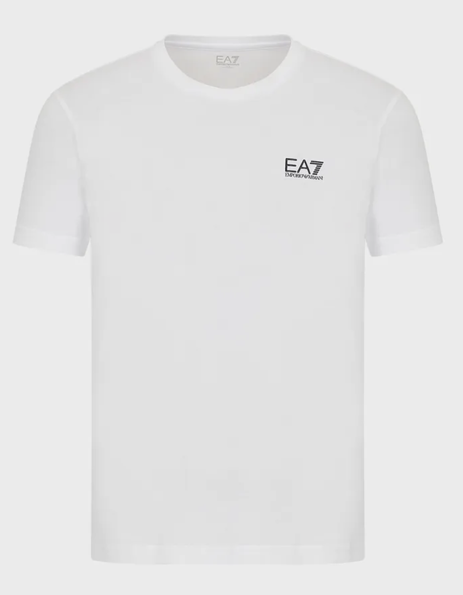 EA7 Classic Logo Logo T-Shirt White