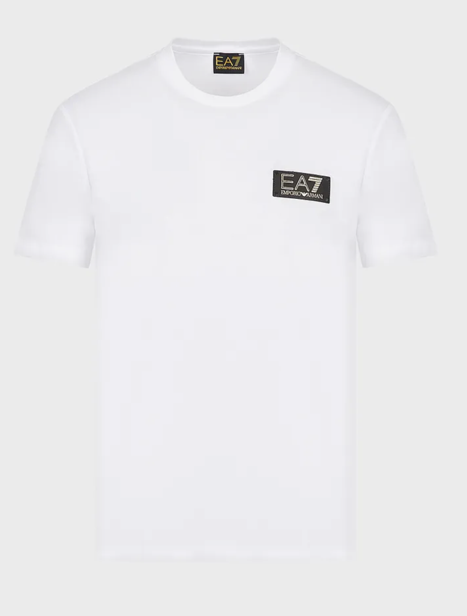 EA7 Gold Label Logo T-Shirt White